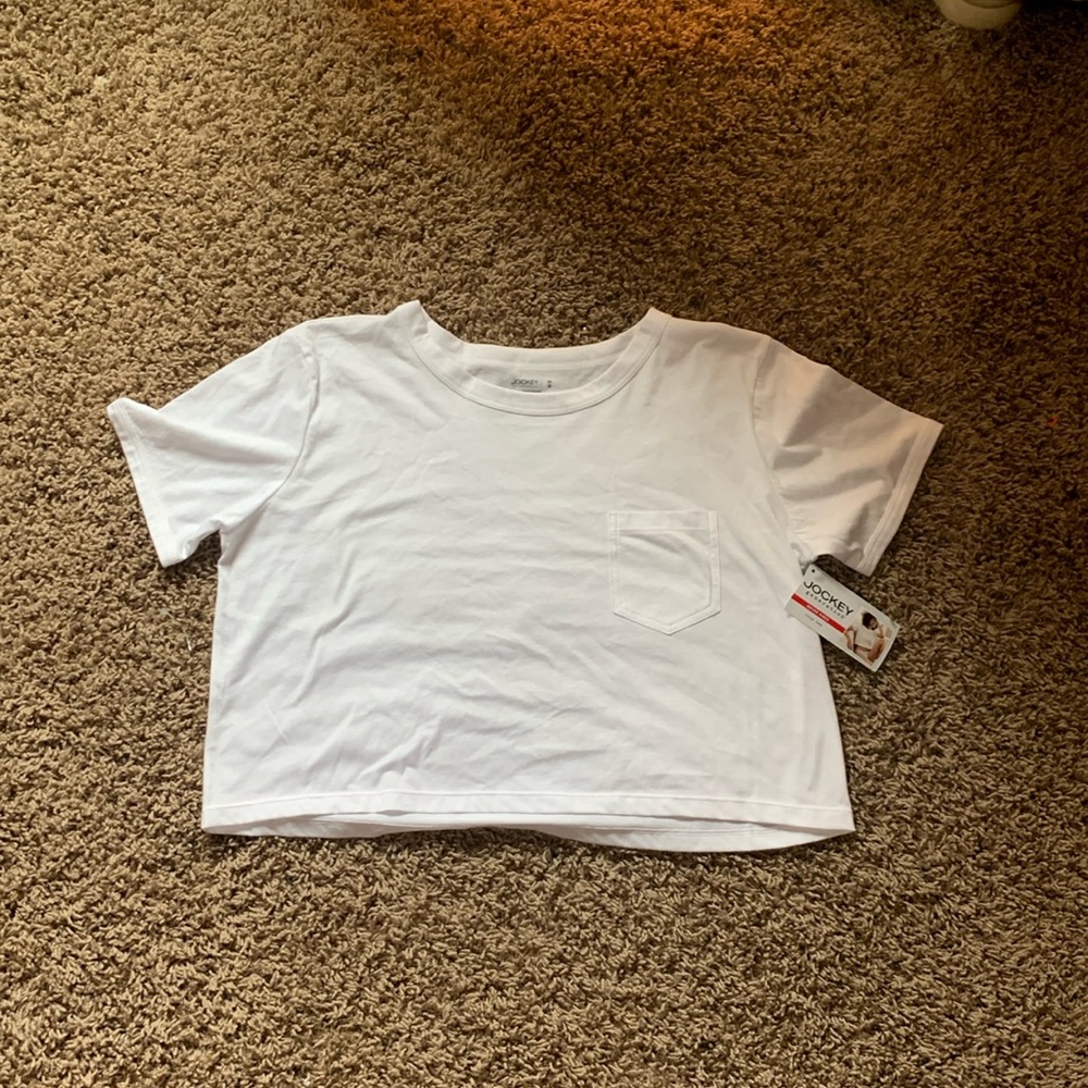 WHITE CROP TOP